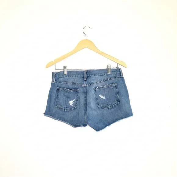 Rag and Bone Distressed Denim Shorts 27 - Picture 3 of 8